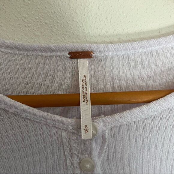 Free People Long Sleeve Tee - White - Picture 4 of 12